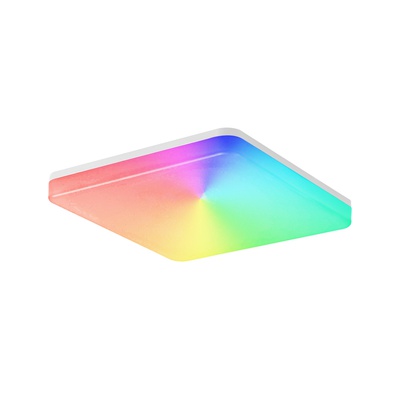  Tellur Smart WiFi Ceiling Light, RGB 24W, Square, White