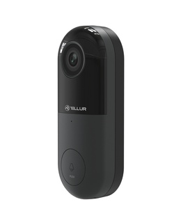  Tellur Smart WiFi Video DoorBell 1080P, PIR, Wired Black  Hover