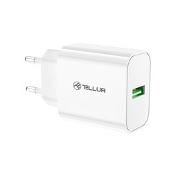  Tellur USB-A Wall Charger 18W with QC3.0 White