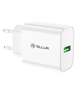  Tellur USB-A Wall Charger 18W with QC3.0 White  Hover
