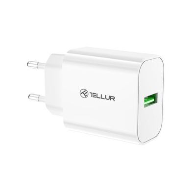  Tellur USB-A Wall Charger 18W with QC3.0 White