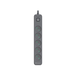  Tracer 47024 Zebra mobile ready 1.5m (5 outlets + 2USB 2,1A)