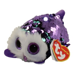  Ty Teeny Tys Sequin MOONLIGHT sequin purple owl