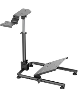  White Shark CONQUEROR-2 Foldable Racing Steering Wheel Stand With Gear Shifter Mount  Hover