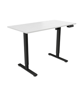  White Shark Gaming Desk Axiom-W Set of 2 pcs.(1/2 + 2/2) White-1 Motor  Hover