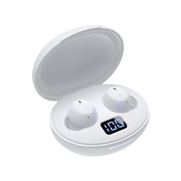 Austiņas White Shark GEB-TWS-02 Vortex White