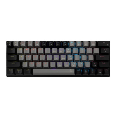 Tastatūra White Shark GK-002721V2 Wakizashi-2 Grey-Black US-Blue.SW