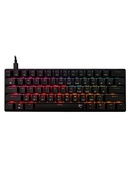 Tastatūra White Shark GK-004111 Shinobi 2 Red switch, Black US