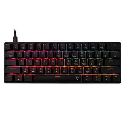 Tastatūra White Shark GK-004111 Shinobi 2 Red switch, Black US