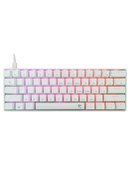 Tastatūra White Shark GK-004211 Shinobi-2 Red Switch, White US