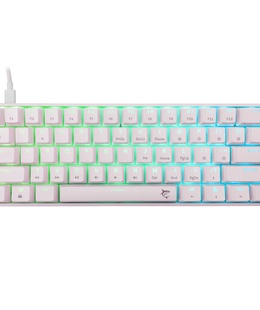 Tastatūra White Shark GK-004221 Shinobi-2  Blue switch, White US  Hover
