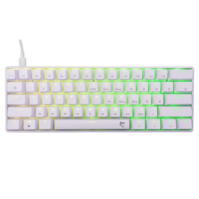 Tastatūra White Shark GK-004231 Shinobi-2 Brown Switch, White US