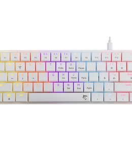 Tastatūra White Shark GK-006211 Nagamaki White-Mechanical-Red.SW  Hover