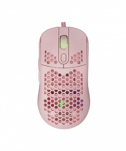 Pele White Shark GM-5007 GALAHAD-P Gaming Mouse Pink  Hover