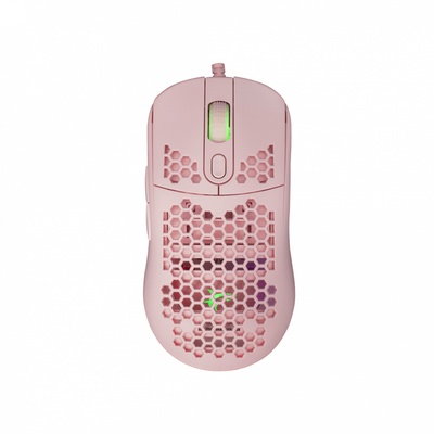 Pele White Shark GM-5007 GALAHAD-P Gaming Mouse Pink
