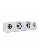  White Shark GSP-968 Mood RGB Gaming 2.2 Speaker System White Hover
