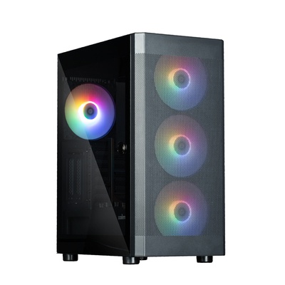  Zalman i4 TG Black, RGB fan x4