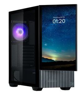  Zalman Z10 DS ATX Mid Tower PS Case Black, 120 mm  ARGB Fan x1  Hover