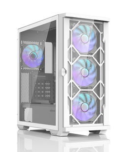  Zalman Z10 DUO  ATX ZM-IF120 x4 White  Hover