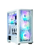  Zalman Z10 DUO  ATX ZM-IF120 x4 White Hover