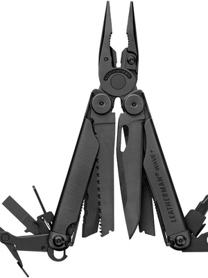  Daudzfunkcionāls instruments Leatherman Multitool WAVE Plus Melns  Hover