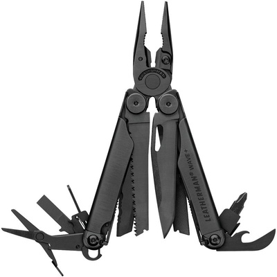  Daudzfunkcionāls instruments Leatherman Multitool WAVE Plus Melns