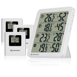  BRESSER Quadro NV Termo-Higrometrs balts