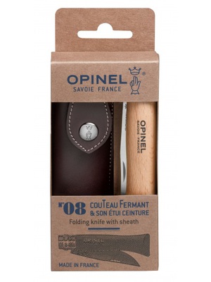  Nazis + Maksts Opinel Nr 8 Stainless Steel  Hover