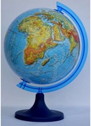  Globuss fiziskais 3D, d=250mm, ar apgaismojumu RU