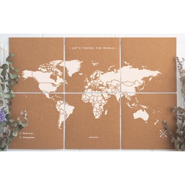  Puzzle Map XL - White Miss Wood