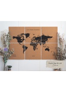  Miss Wood puzles karte XL - melna Hover