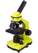  Mikroskops ar Eksperimentālo Komplektu K50 Levenhuk Rainbow 2L PLUS 64x - 640x Laima Krāsā