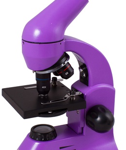  Mikroskops ar Eksperimentālo Komplektu K50 Levenhuk Rainbow 50L PLUS Violētā krāsā 64x - 1  Hover