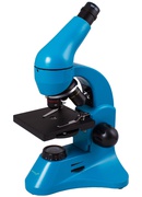  Mikroskops ar Eksperimentālo Komplektu K50 Levenhuk Rainbow 50L PLUS Debeszilā krāsā 64x -