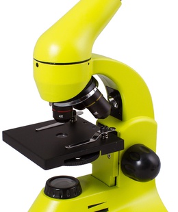  Mikroskops ar Eksperimentālo Komplektu K50 Levenhuk Rainbow 50L PLUS Laima krāsā 64x - 128  Hover