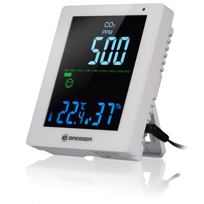  BRESSER CO² gaisa kvalitātes monitors Smile white