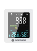  BRESSER CO² gaisa kvalitātes monitors Smile white Hover
