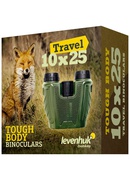  Binoklis, Levenhuk Travel 10x25 Hover