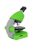  Mikroskops, Bresser Juniors 40x-640x, Zaļš ar eksperimenta komplektu, ar telefona adapteri Hover