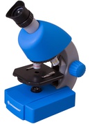  Mikroskops, Bresser Juniors 40x-640x, Zils ar eksperimenta komplektu, ar telefona adapteri