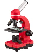  Mikroskops Bresser Junior Biolux SEL 40-1600x, sarkans