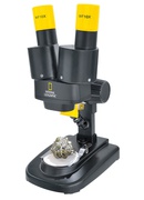  Stereo Mikroskops National Geographics 20x ar minerālu paraugiem
