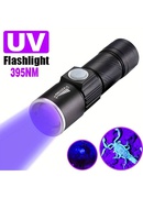  UV ultravioletais LED lukturītis 395 nM ar tālummaiņu