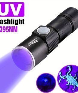  UV ultravioletais LED lukturītis 395 nM ar tālummaiņu  Hover