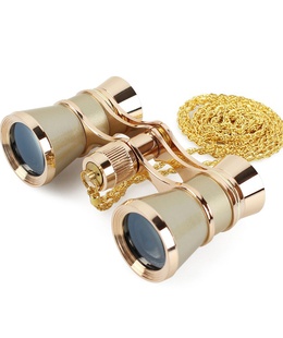  Teātra binoklis, zelta ar ķede Levenhuk Broadway 325B  Hover