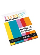  Krāsains papīrs IMAGE C. Brilliant Rainbow A4 80g/m2 7x10lap