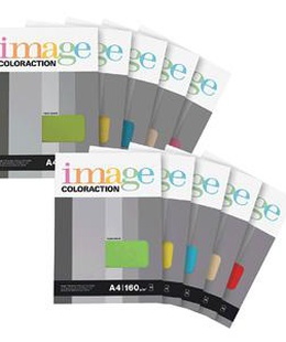  Krāsains papīrs IMAGE C. A4/50lp. 160g/m2 zila krāsa  Hover