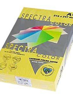  Krāsains papīrs A4 160g 250lap Yellow IT 160 Spectra  Hover