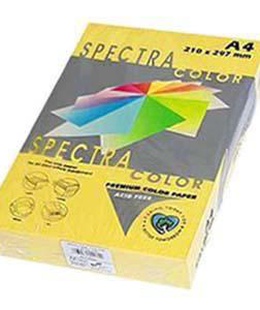  Krāsains papīrs A4 120g 250lap dzeltens IT160 Yellow Spectra  Hover