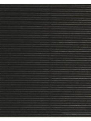 Gofrēts kartons 500x700mm,  melns,  1 loksne  Hover
